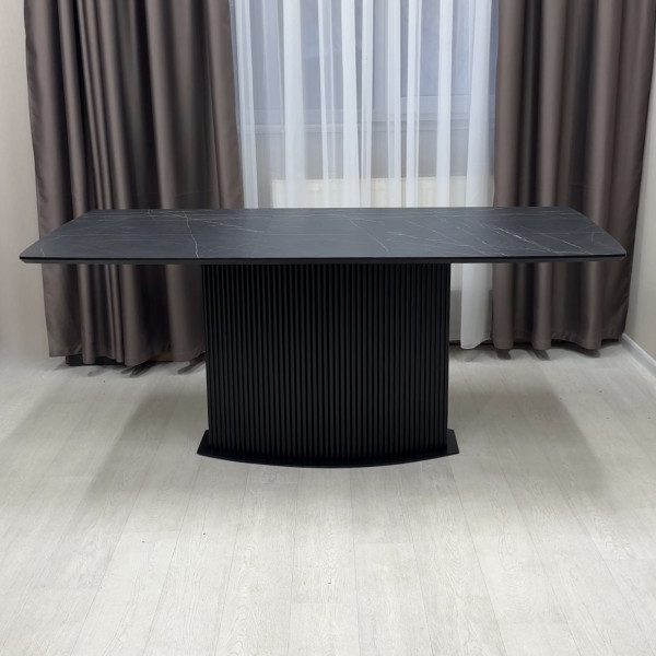 Dining rectangular folding table SHARK made of HPL