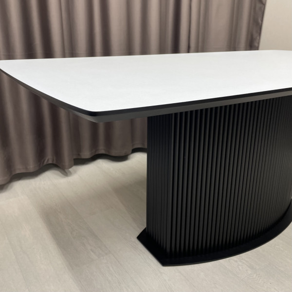 Dining rectangular folding table SHARK made of HPL