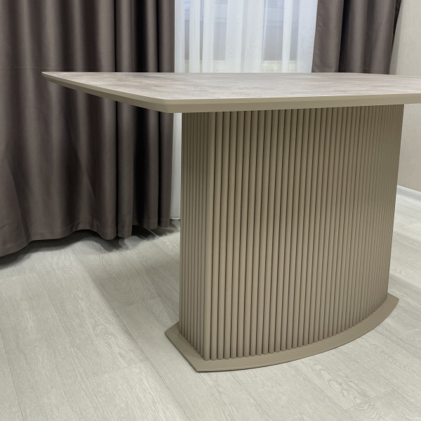 Dining rectangular non-folding table SHARK made of HPL