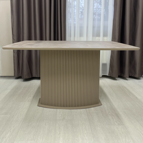 Dining rectangular non-folding table SHARK made of HPL