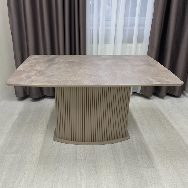 Dining rectangular non-folding table SHARK made of HPL