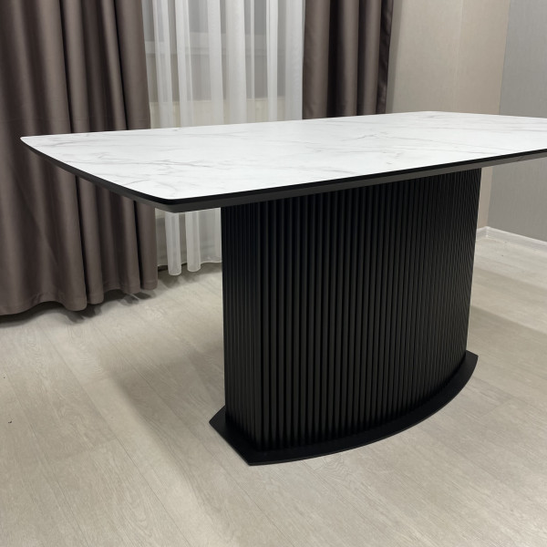 Dining rectangular folding table SHARK made of HPL