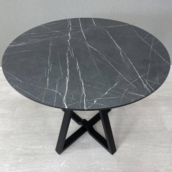  Dining round folding table SIGMA made of HPL