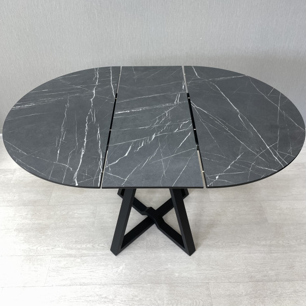  Dining round folding table SIGMA made of HPL