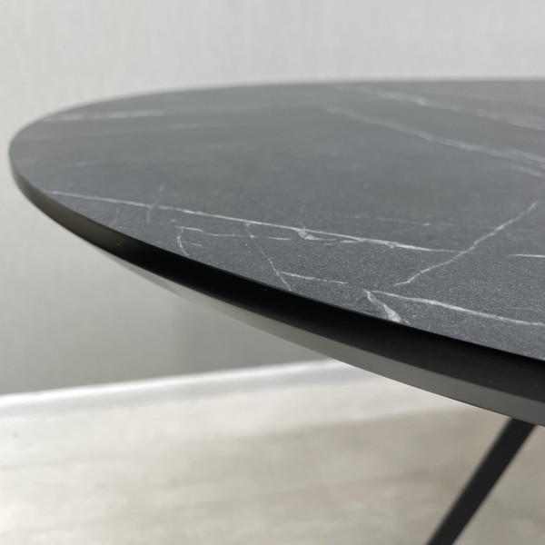  Dining round folding table SIGMA made of HPL