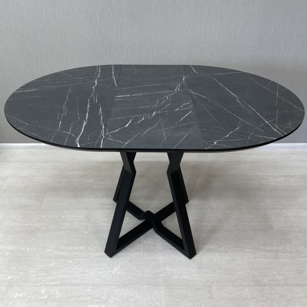  Dining round folding table SIGMA made of HPL