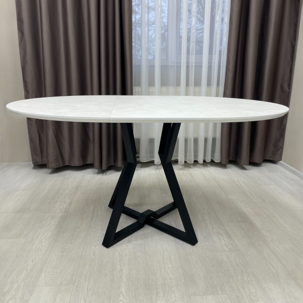  Dining round folding table SIGMA made of HPL