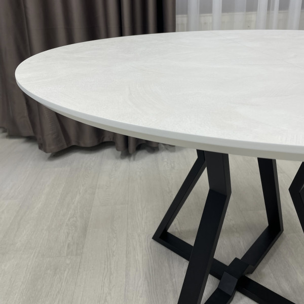  Dining round folding table SIGMA made of HPL