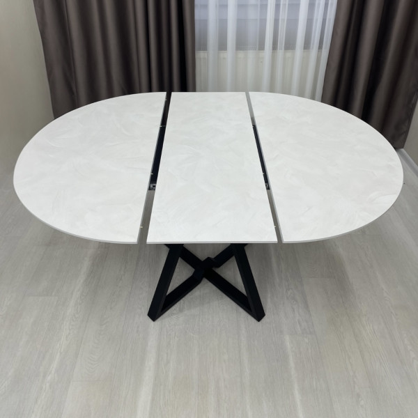  Dining round folding table SIGMA made of HPL