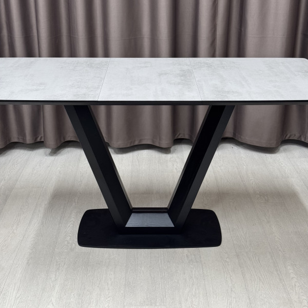Rectangular folding table U-FORM made of HPL