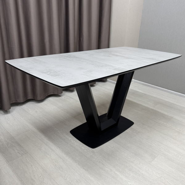 Rectangular folding table U-FORM made of HPL