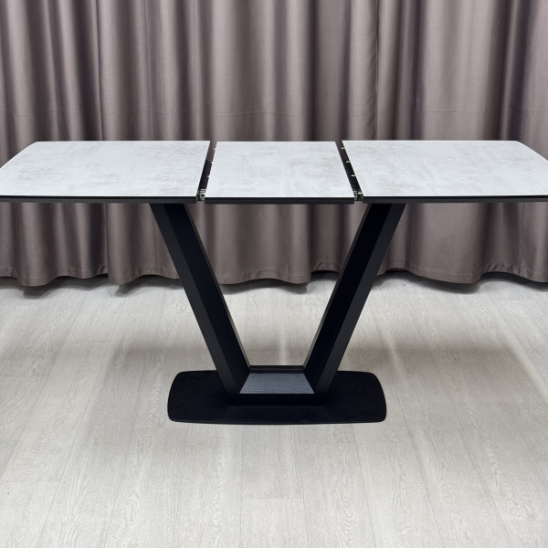 Rectangular folding table U-FORM made of HPL