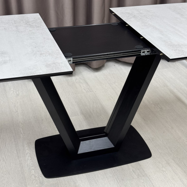 Rectangular folding table U-FORM made of HPL