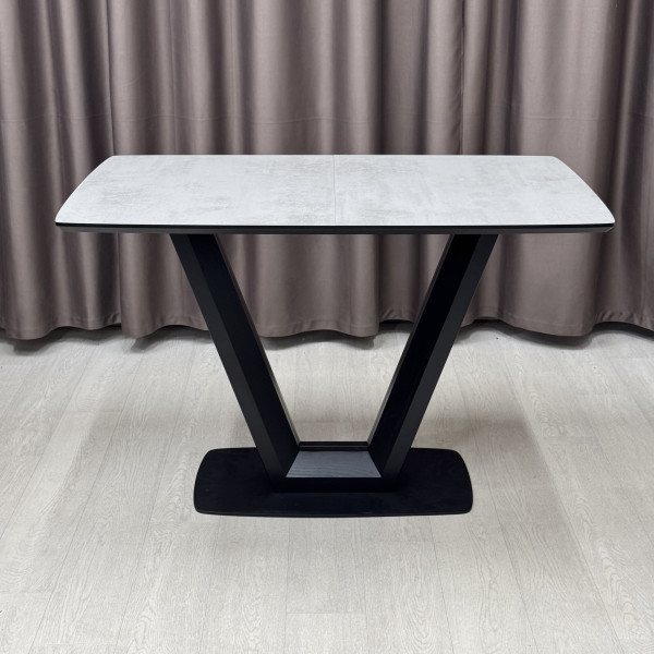 Rectangular folding table U-FORM made of HPL