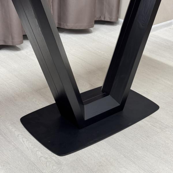 Rectangular folding table U-FORM made of HPL