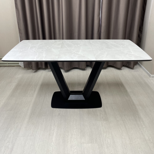 Rectangular folding table U-FORM made of HPL