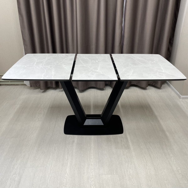 Rectangular folding table U-FORM made of HPL