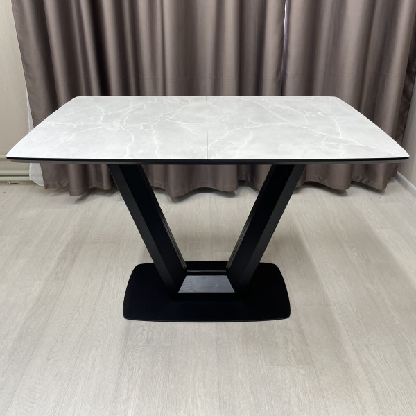 Rectangular folding table U-FORM made of HPL
