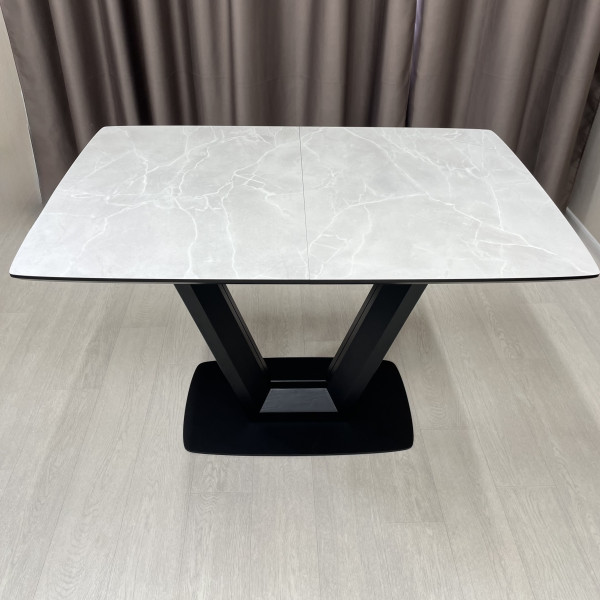 Rectangular folding table U-FORM made of HPL