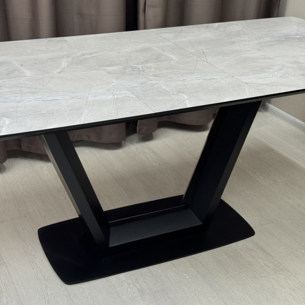 Rectangular folding table U-FORM made of HPL
