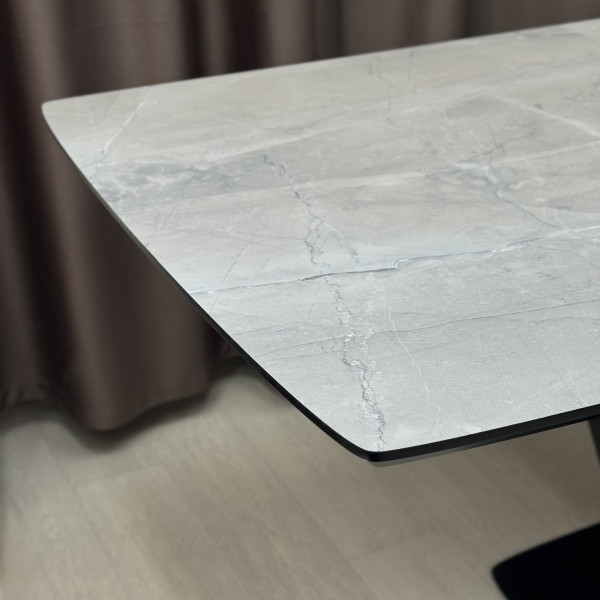 Rectangular folding table U-FORM made of HPL