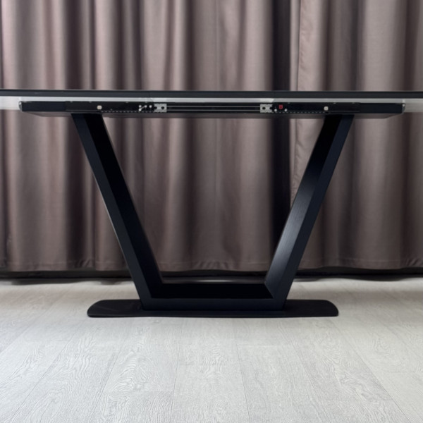 Rectangular folding table U-FORM made of HPL