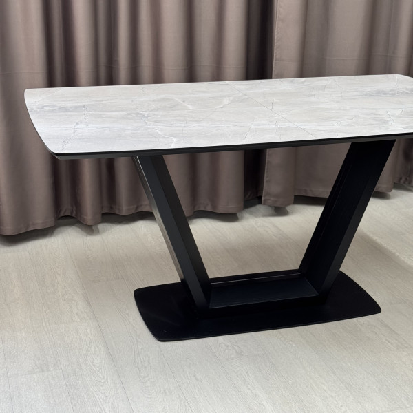 Rectangular folding table U-FORM made of HPL