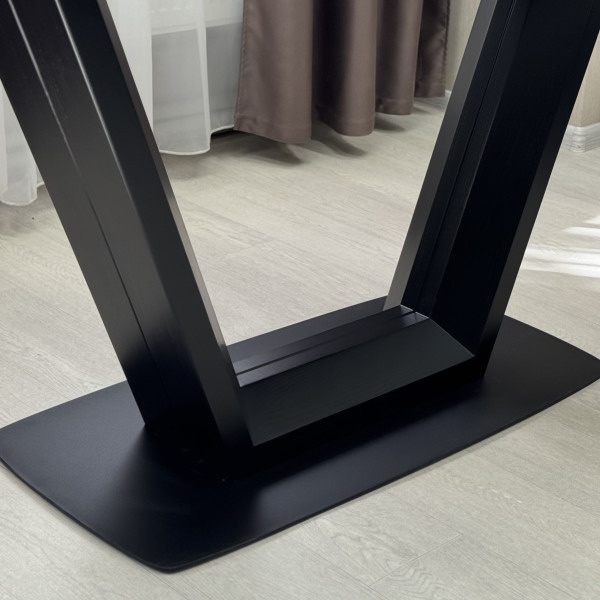 Rectangular folding table U-FORM made of HPL