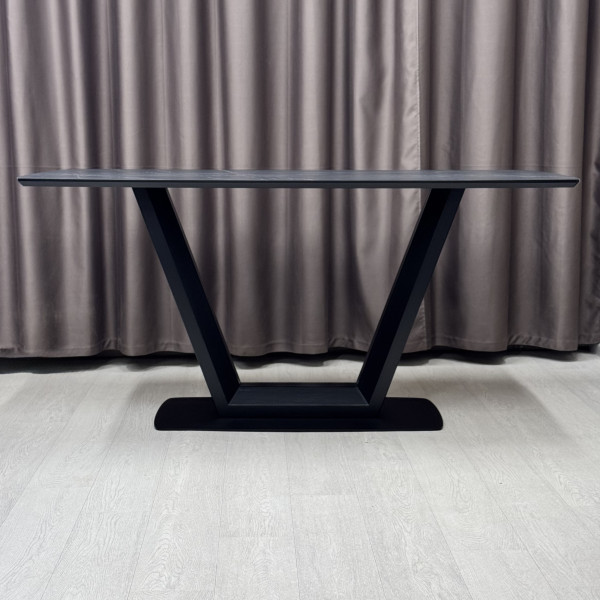 Rectangular non-folding table U-FORM made of HPL