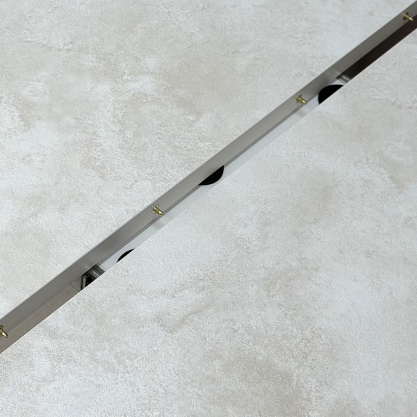 Rectangular folding table V-FORM made of HPL
