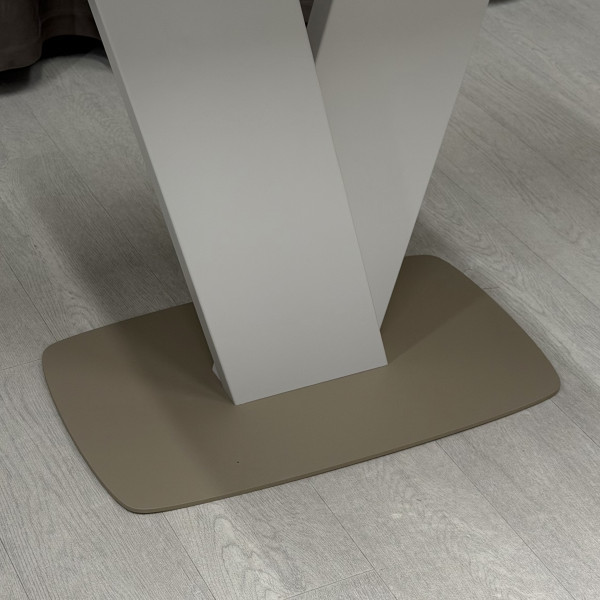 Rectangular folding table V-FORM made of HPL