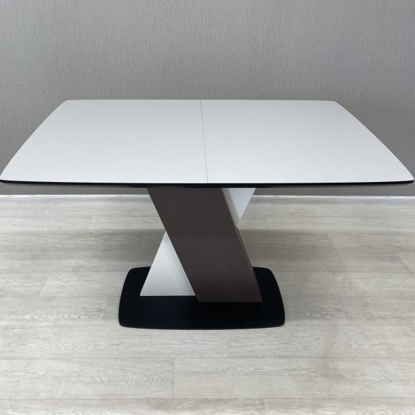 Rectangular folding table X-FORM made of HPL