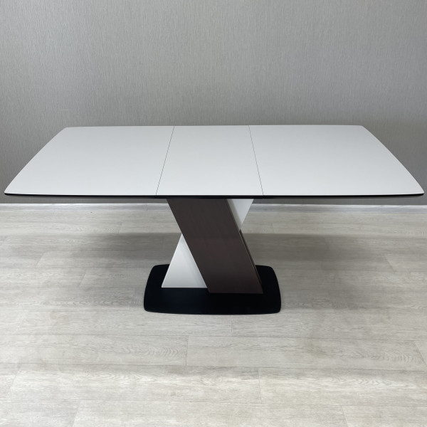 Rectangular folding table X-FORM made of HPL