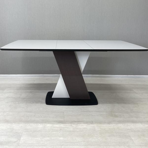 Rectangular folding table X-FORM made of HPL
