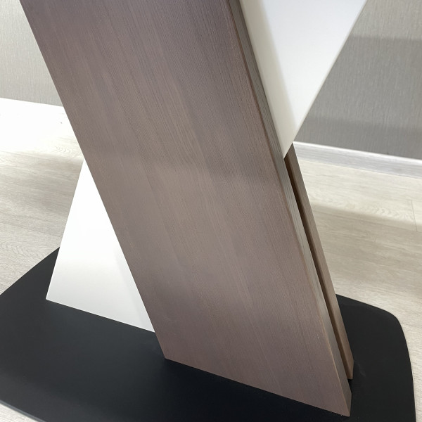 Rectangular folding table X-FORM made of HPL