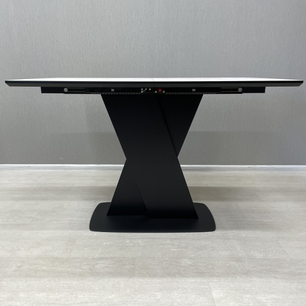 Rectangular folding table X-FORM made of HPL