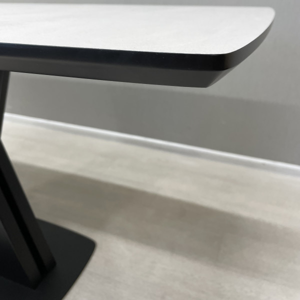 Rectangular folding table X-FORM made of HPL