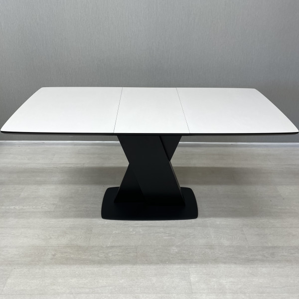 Rectangular folding table X-FORM made of HPL