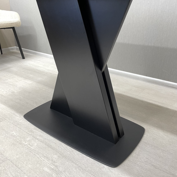 Rectangular folding table X-FORM made of HPL