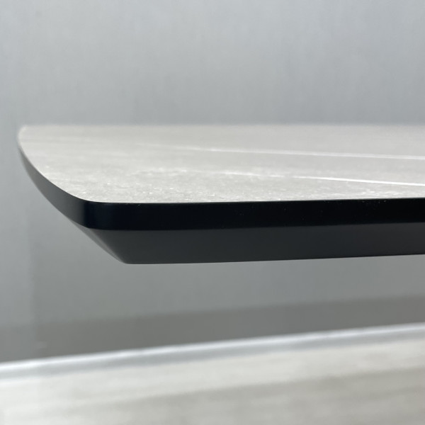 Rectangular folding table X-FORM made of HPL 