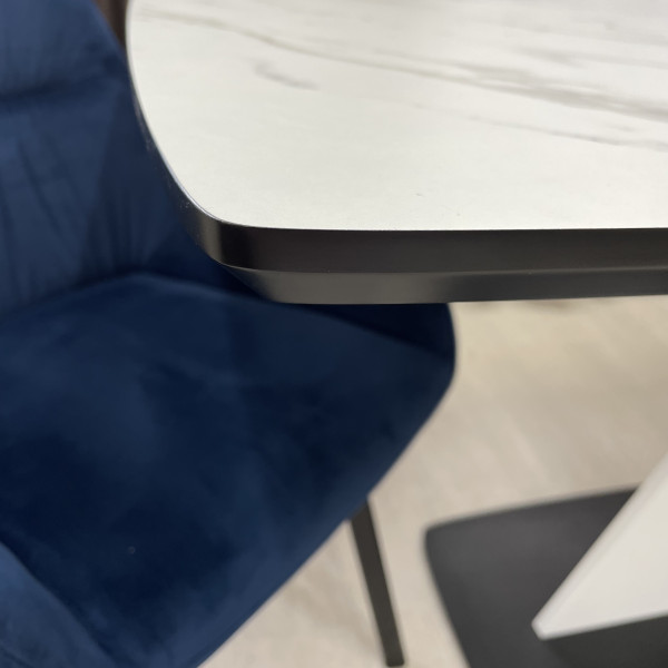 Rectangular folding table X-FORM made of HPL