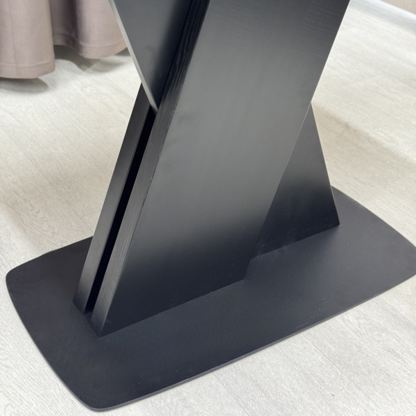 Rectangular folding table X-FORM made of HPL