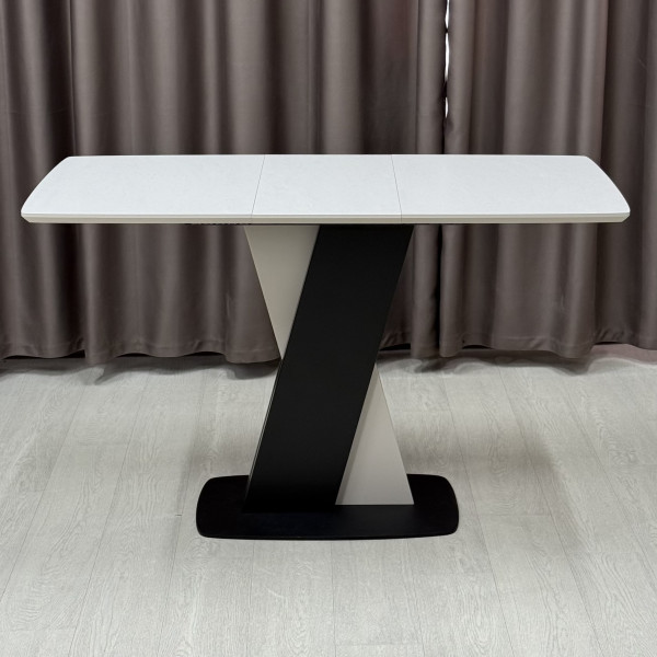 Rectangular folding table X-FORM made of HPL