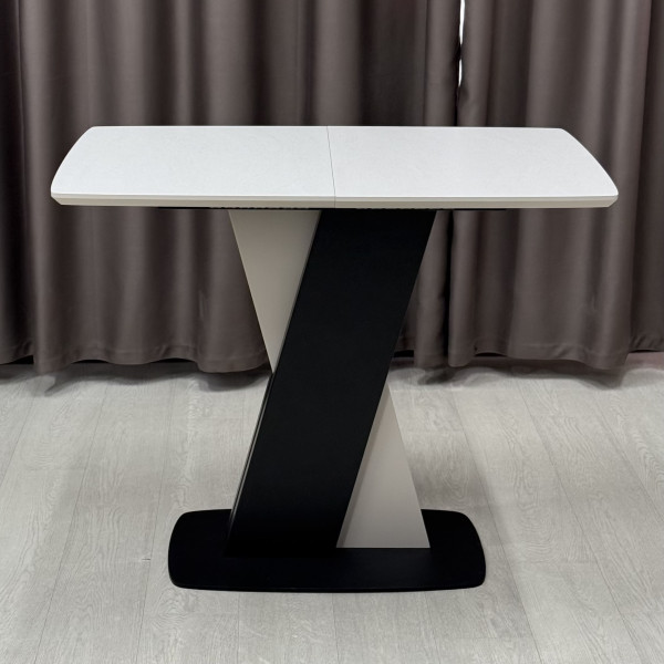 Rectangular folding table X-FORM made of HPL
