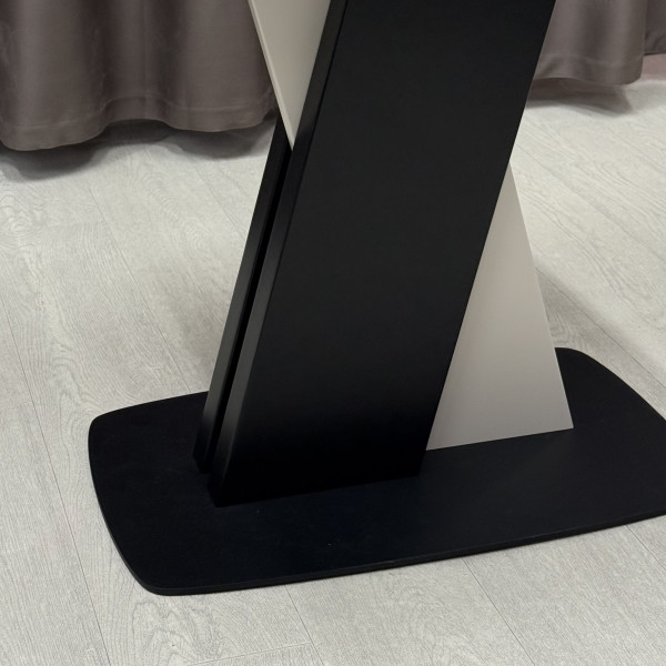 Rectangular folding table X-FORM made of HPL