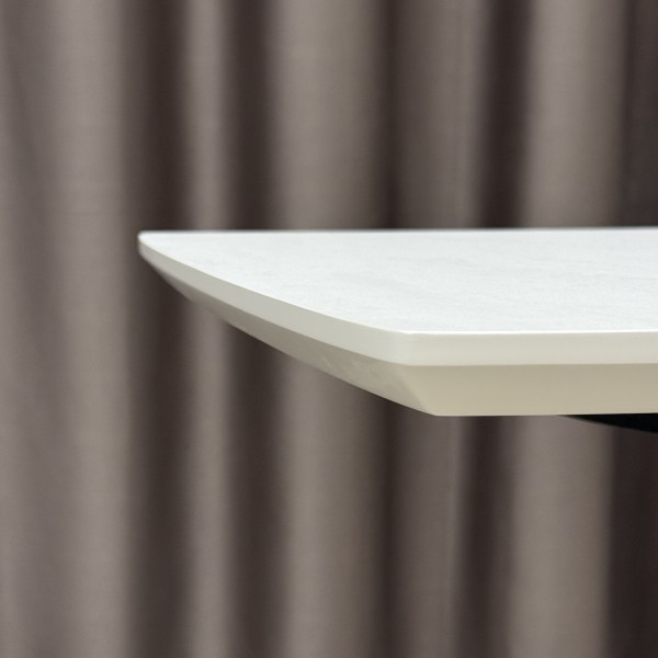 Rectangular folding table X-FORM made of HPL