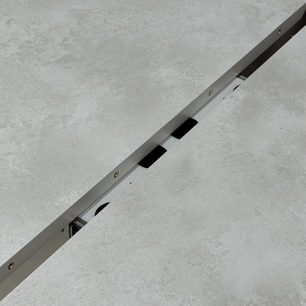 Rectangular folding table X-FORM made of HPL