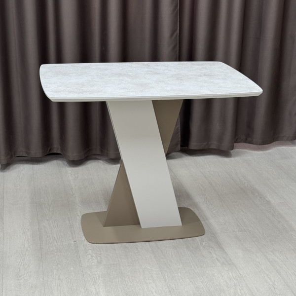 Rectangular folding table X-FORM made of HPL