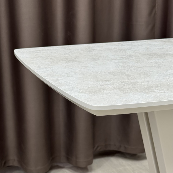Rectangular folding table X-FORM made of HPL