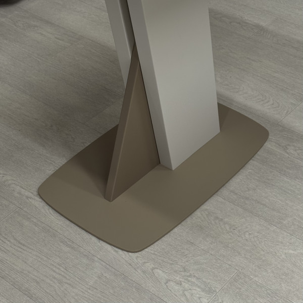 Rectangular folding table X-FORM made of HPL